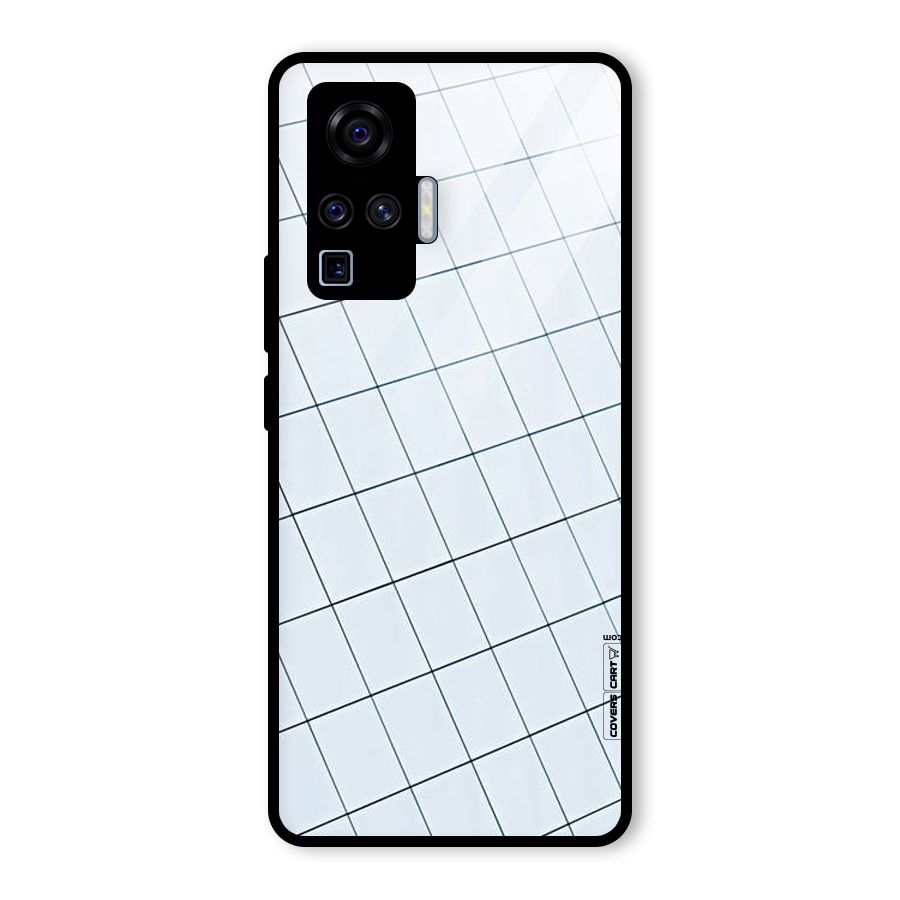 Glass Square Wall Glass Back Case for Vivo X50 Pro