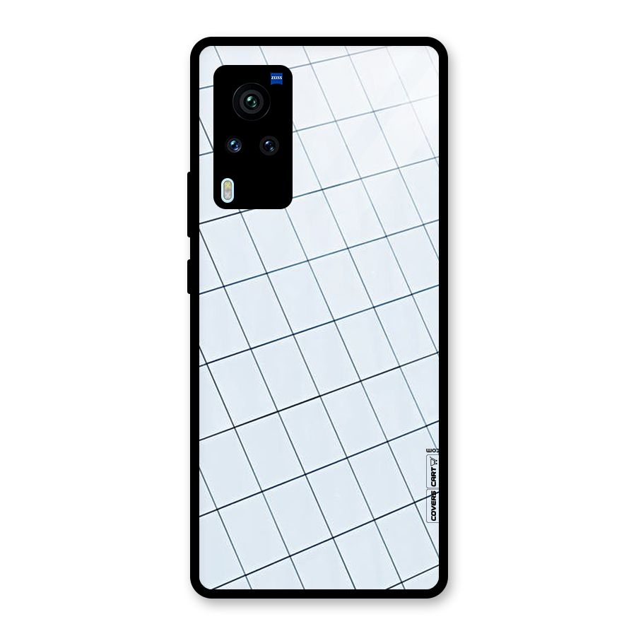 Glass Square Wall Glass Back Case for Vivo X60 Pro