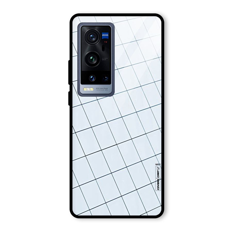 Glass Square Wall Glass Back Case for Vivo X60 Pro Plus