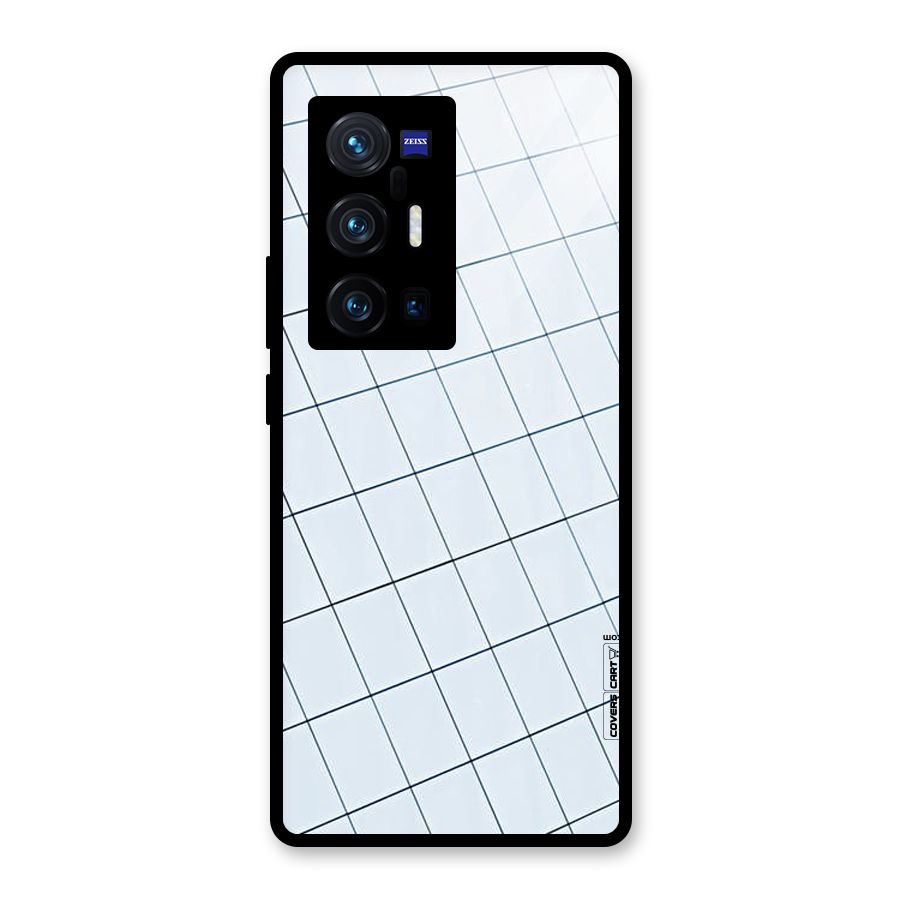 Glass Square Wall Glass Back Case for Vivo X70 Pro Plus