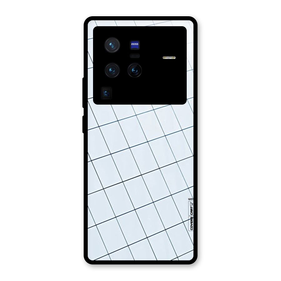 Glass Square Wall Glass Back Case for Vivo X80 Pro