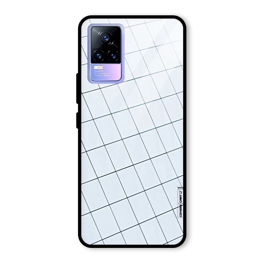 Glass Square Wall Glass Back Case for Vivo Y73