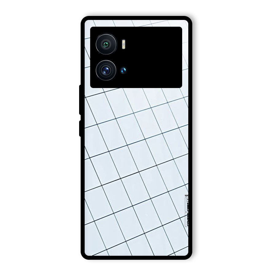 Glass Square Wall Glass Back Case for Vivo iQOO 9 Pro