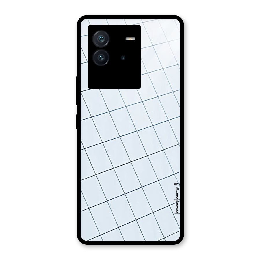 Glass Square Wall Glass Back Case for Vivo iQOO Neo 6 5G