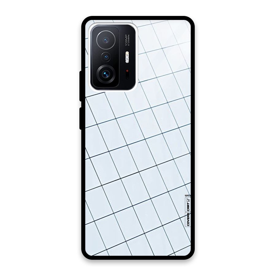 Glass Square Wall Glass Back Case for Xiaomi 11T Pro