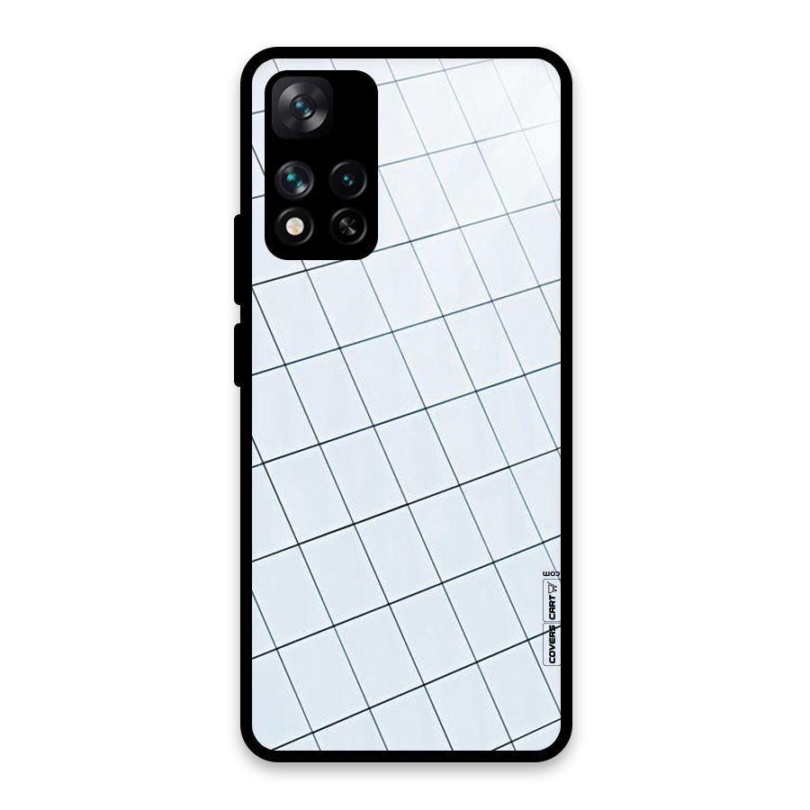 Glass Square Wall Glass Back Case for Xiaomi 11i HyperCharge 5G