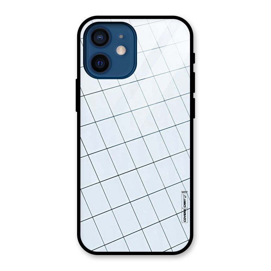 Glass Square Wall Glass Back Case for iPhone 12 Mini
