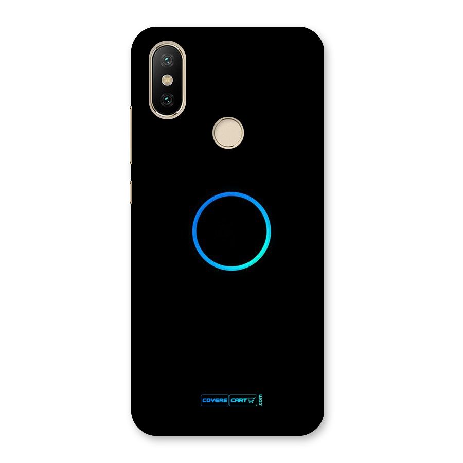 Beautiful Simple Circle Back Case for Mi A2