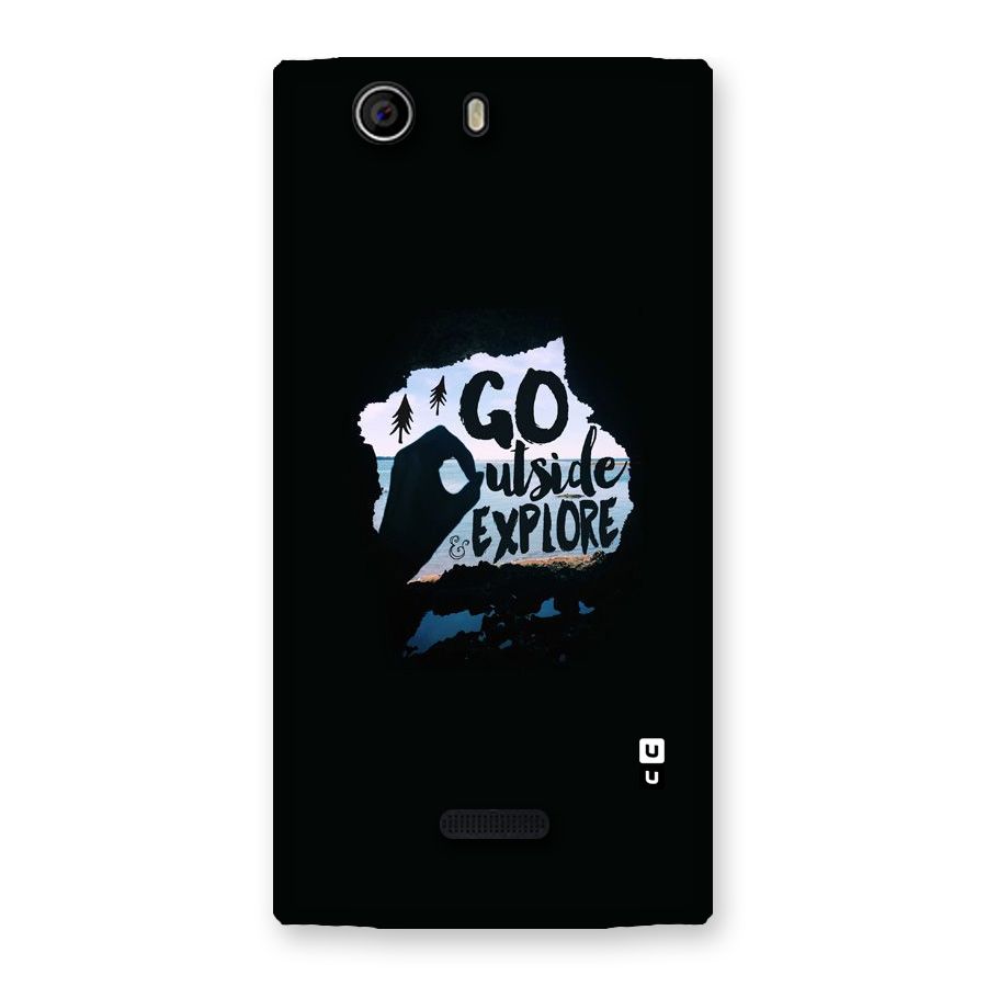 Go Outside Back Case for Canvas Nitro 2 E311