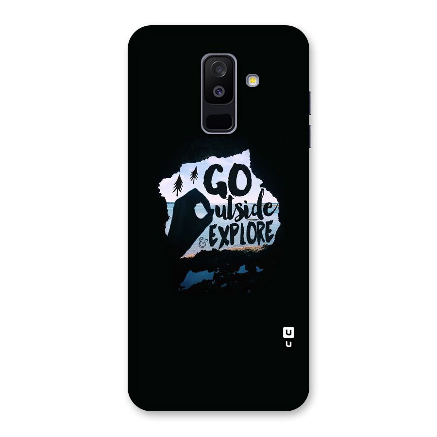 Go Outside Back Case for Galaxy A6 Plus