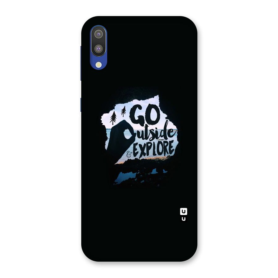 Go Outside Back Case for Galaxy M10