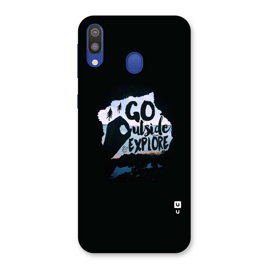 Go Outside Back Case for Galaxy M20