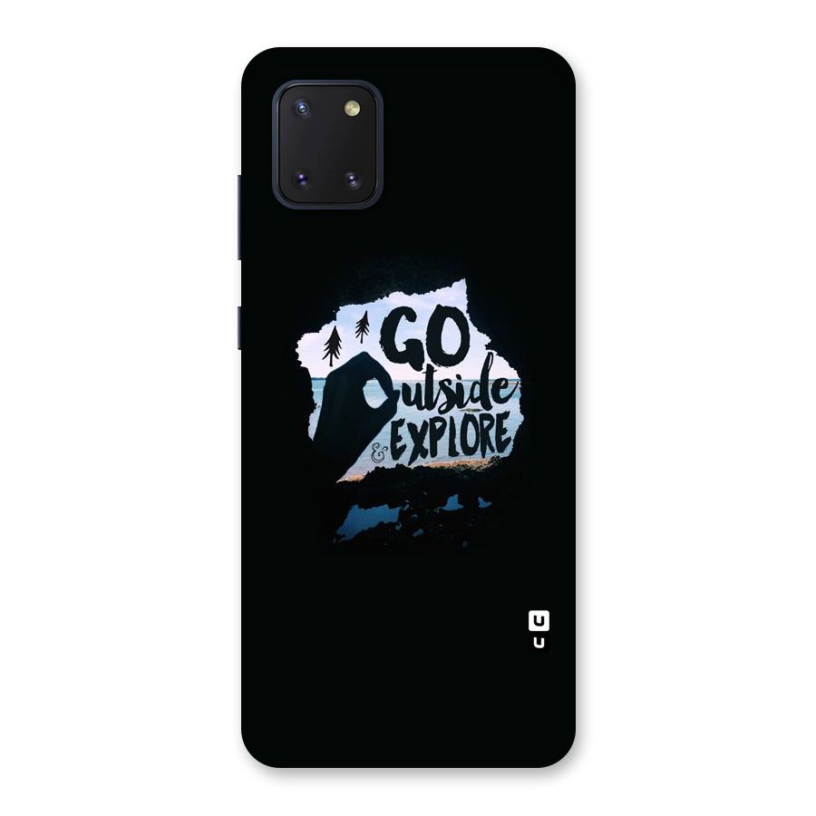 Go Outside Back Case for Galaxy Note 10 Lite