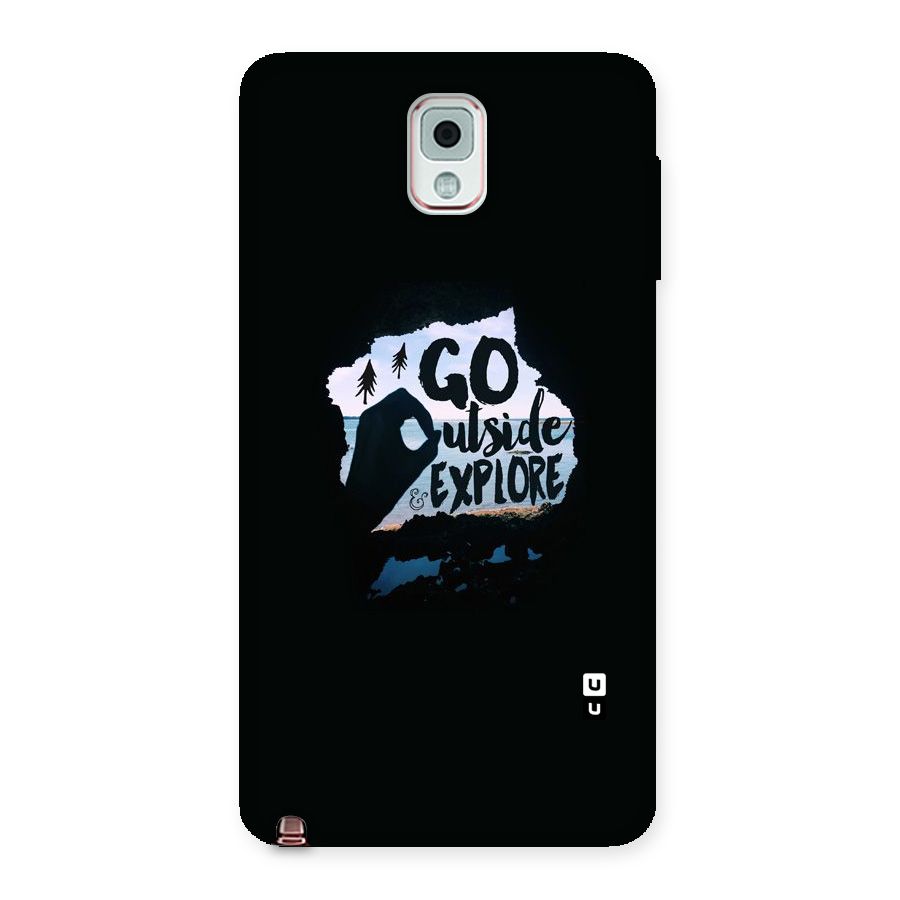 Go Outside Back Case for Galaxy Note 3