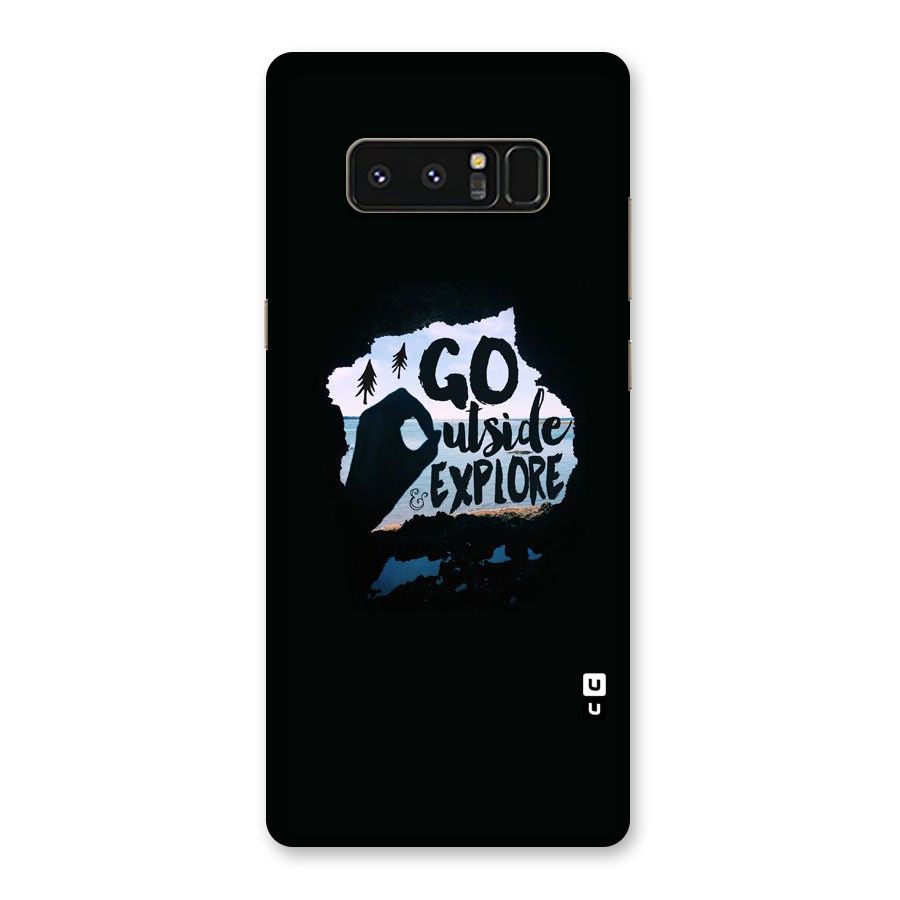 Go Outside Back Case for Galaxy Note 8