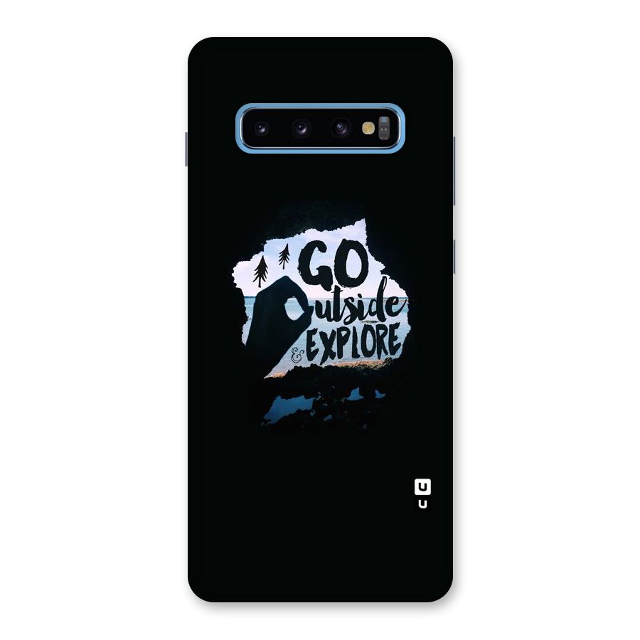 Go Outside Back Case for Galaxy S10 Plus