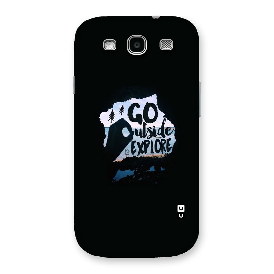 Go Outside Back Case for Galaxy S3