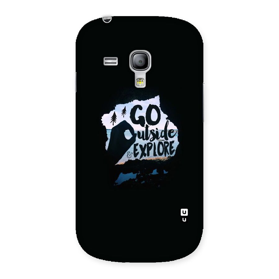 Go Outside Back Case for Galaxy S3 Mini