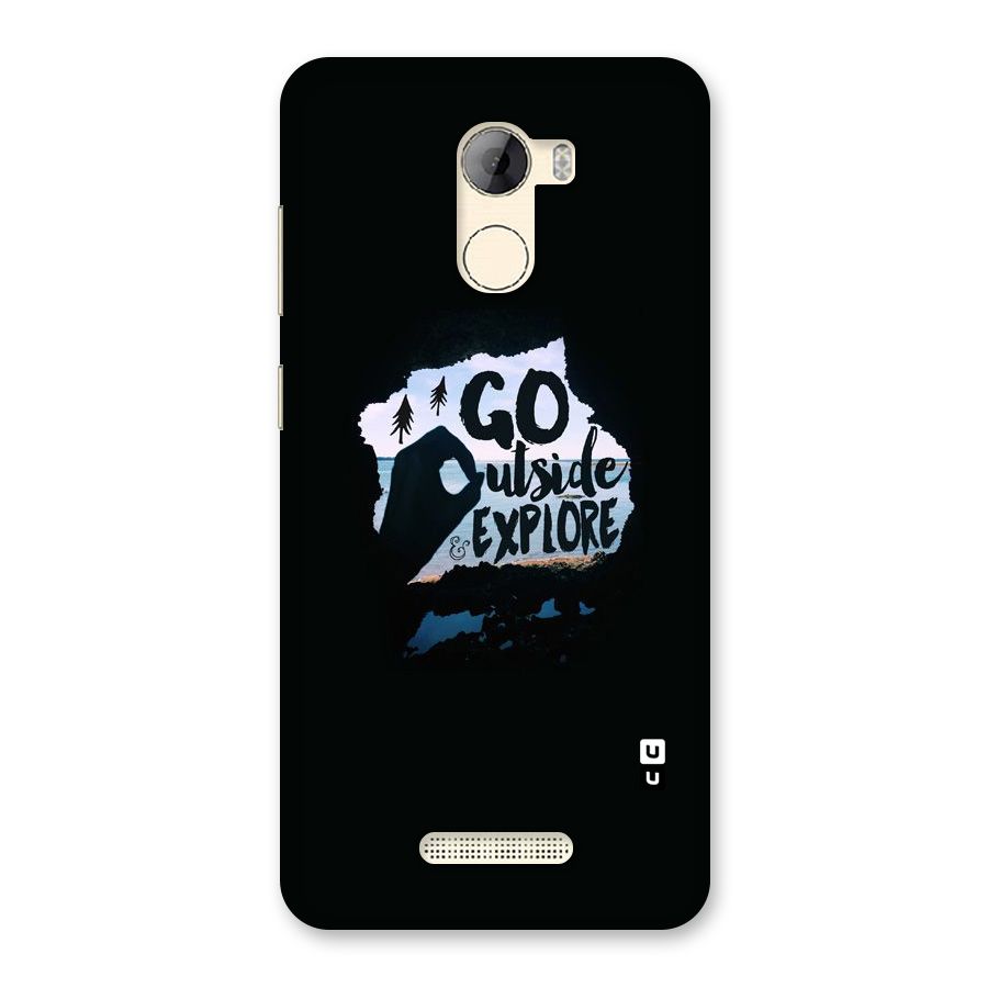 Go Outside Back Case for Gionee A1 LIte