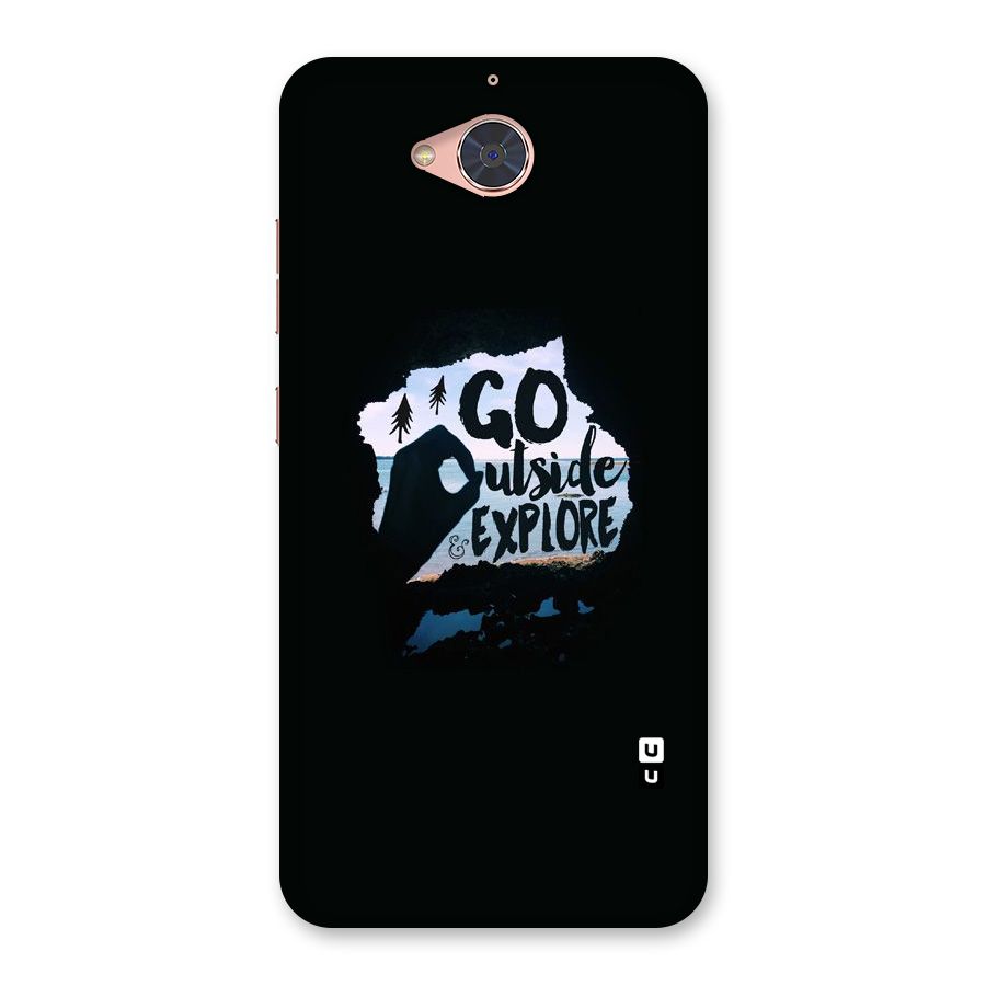 Go Outside Back Case for Gionee S6 Pro