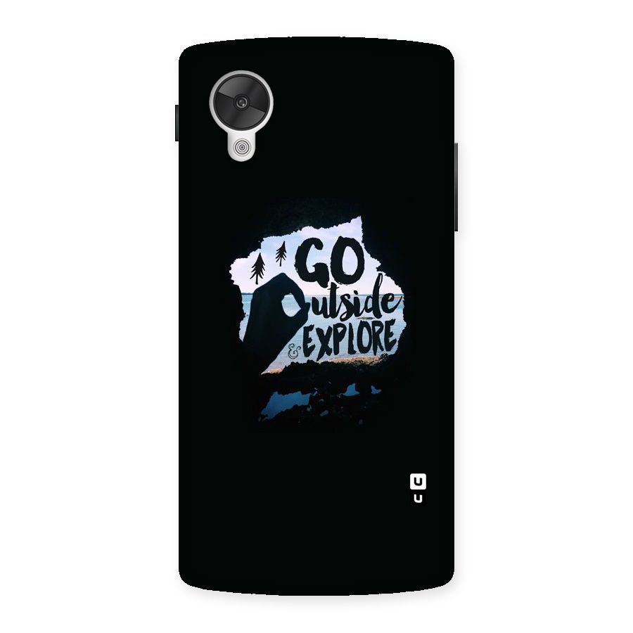 Go Outside Back Case for Google Nexsus 5