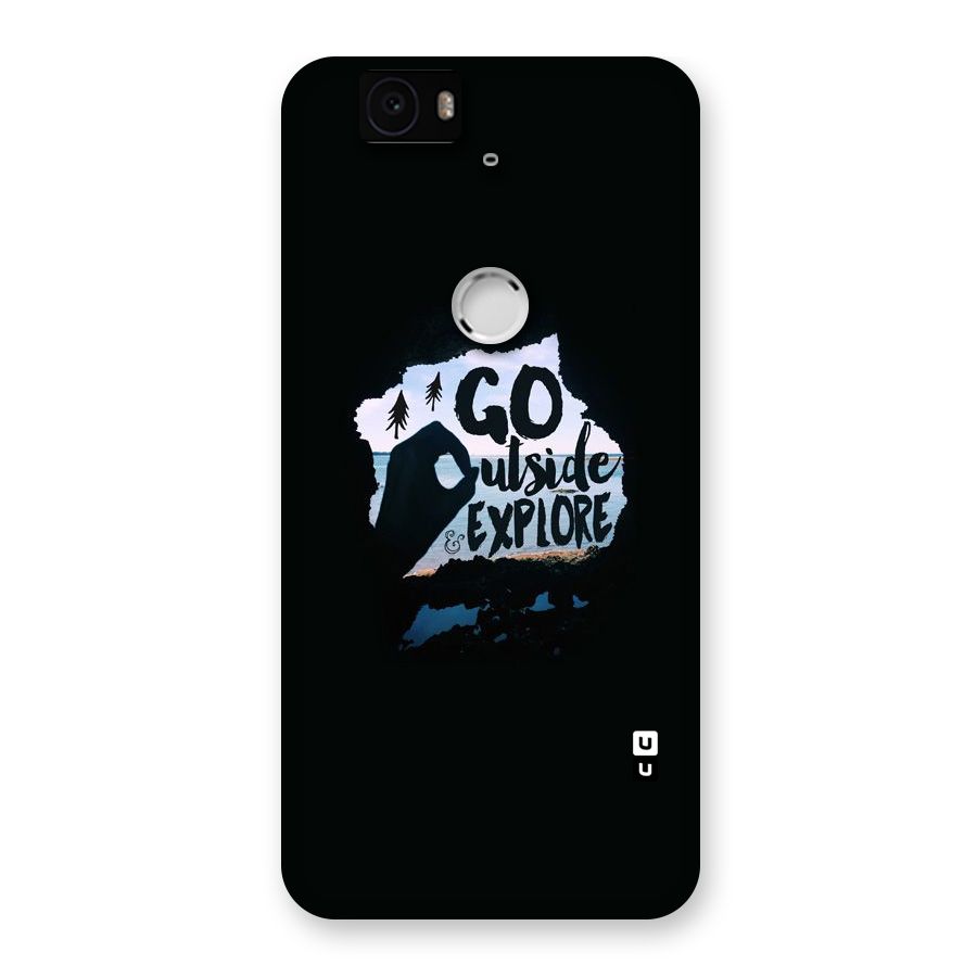 Go Outside Back Case for Google Nexus-6P