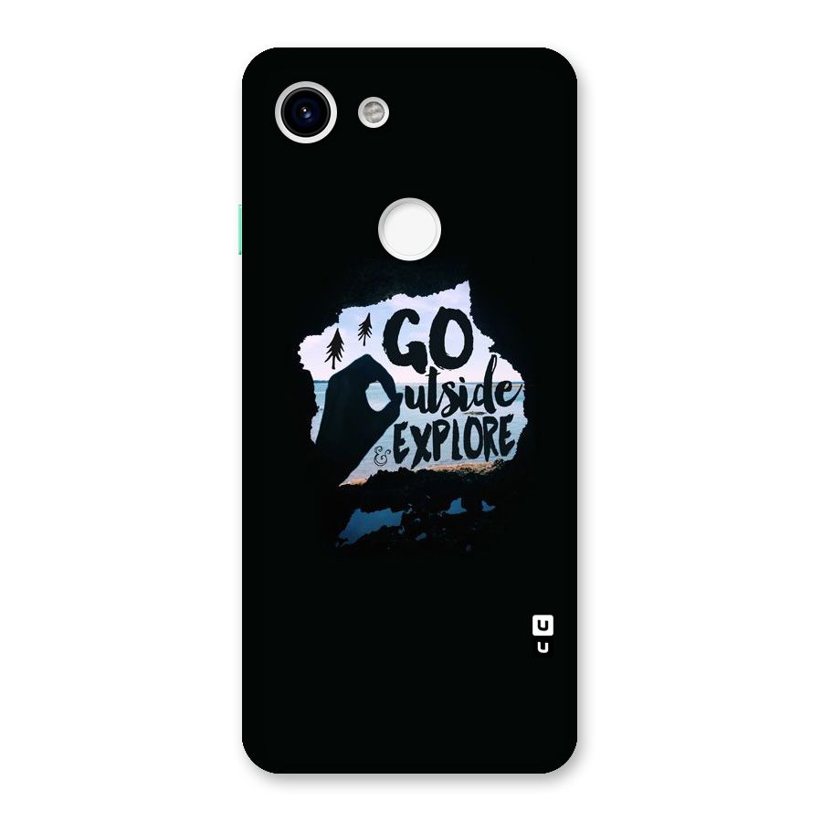 Go Outside Back Case for Google Pixel 3