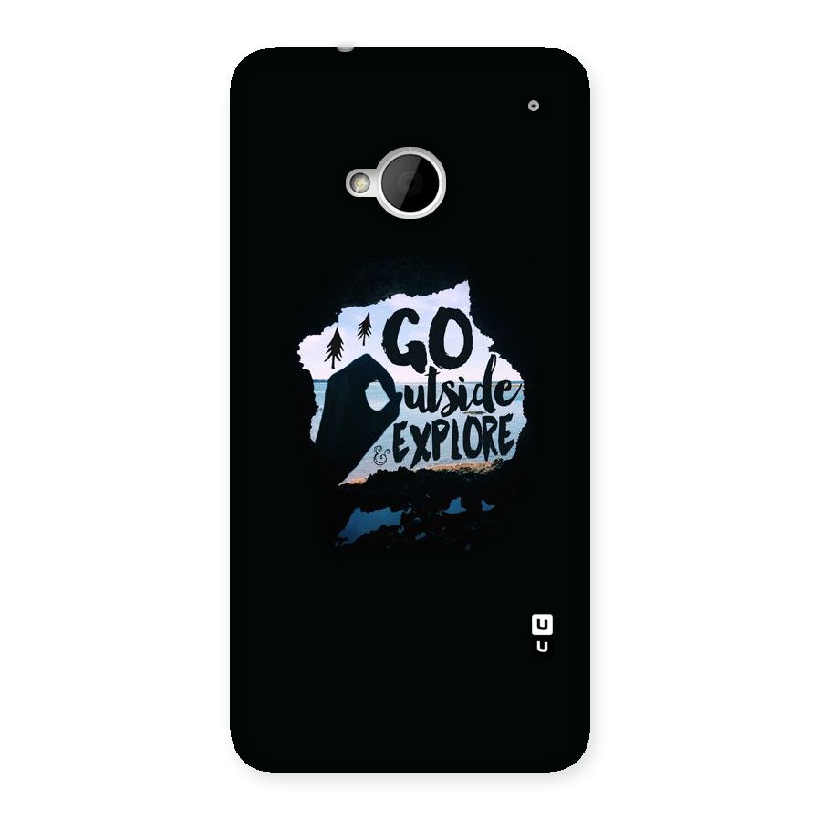 Go Outside Back Case for HTC One M7
