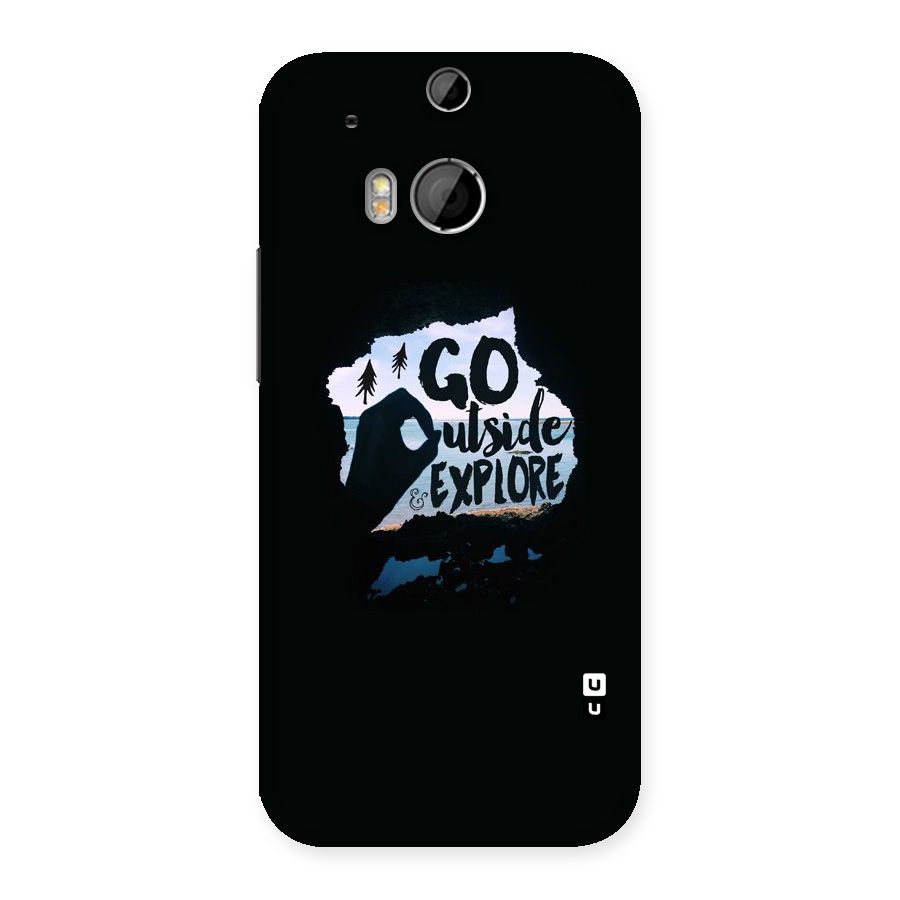 Go Outside Back Case for HTC One M8