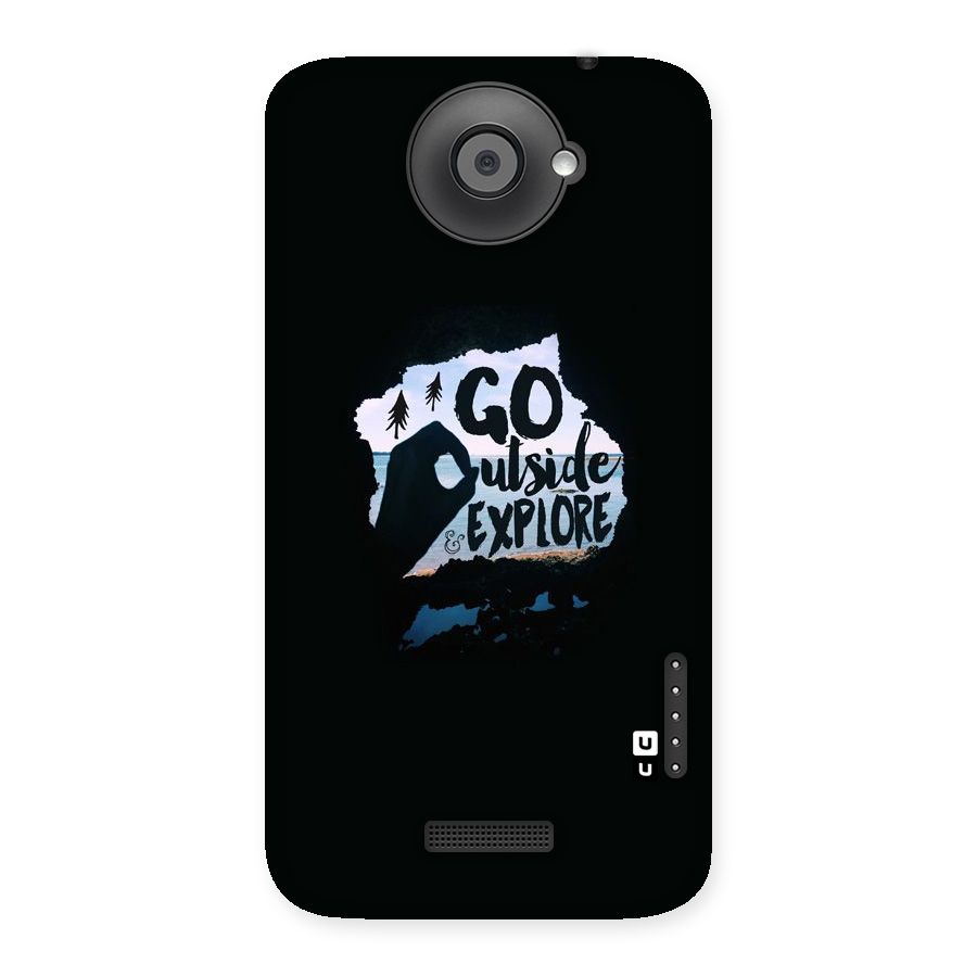 Go Outside Back Case for HTC One X