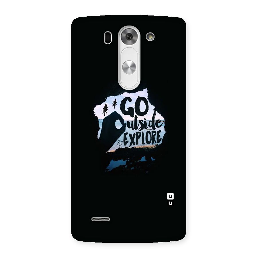 Go Outside Back Case for LG G3 Beat