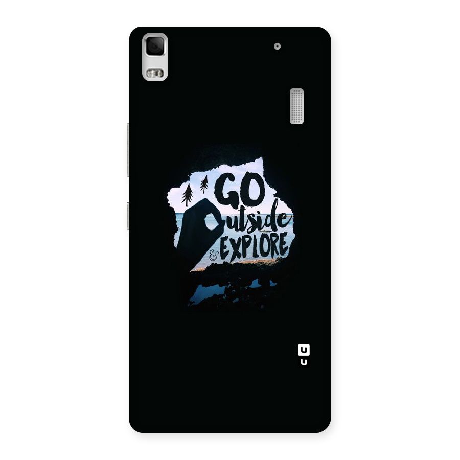 Go Outside Back Case for Lenovo K3 Note