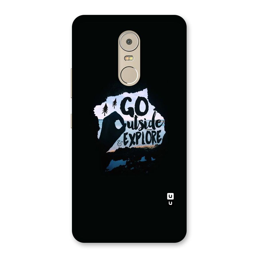 Go Outside Back Case for Lenovo K6 Note