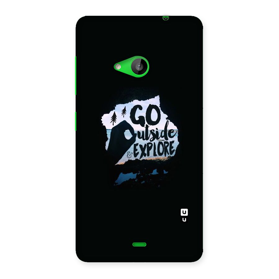 Go Outside Back Case for Lumia 535