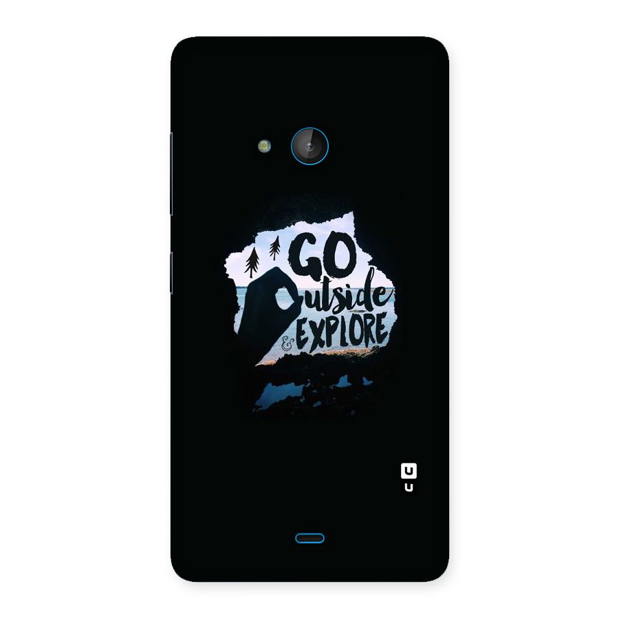 Go Outside Back Case for Lumia 540