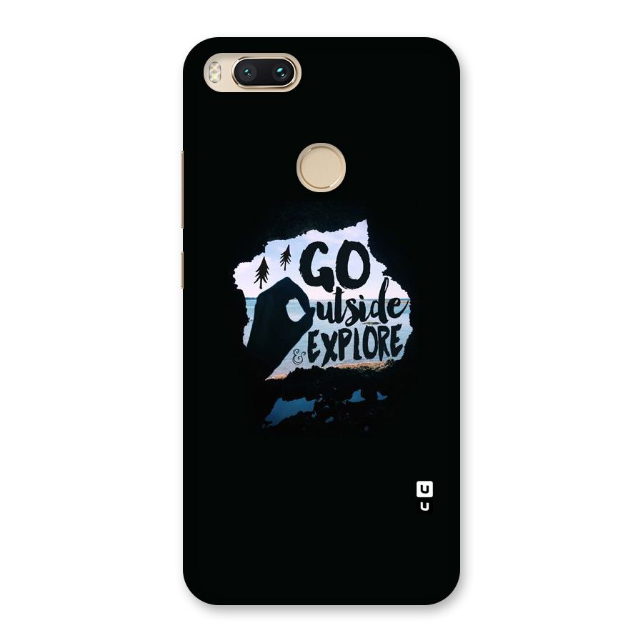 Go Outside Back Case for Mi A1