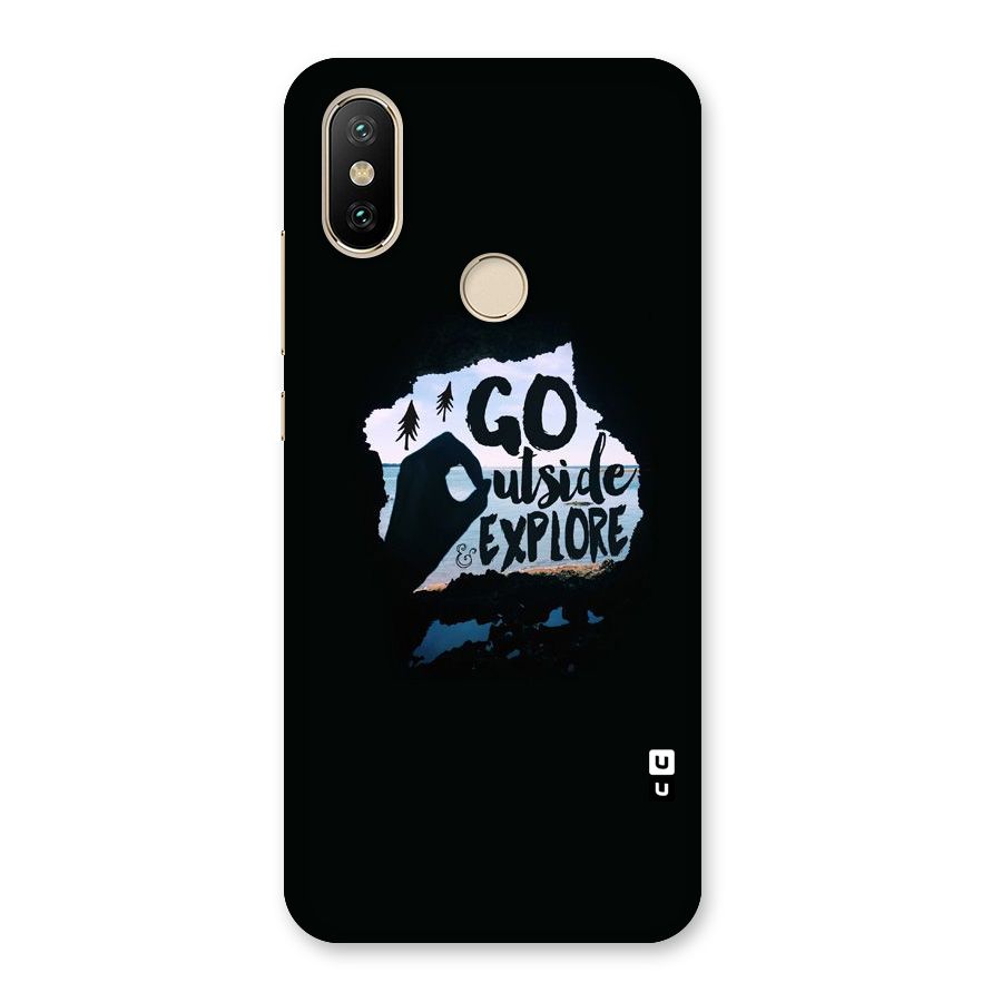 Go Outside Back Case for Mi A2