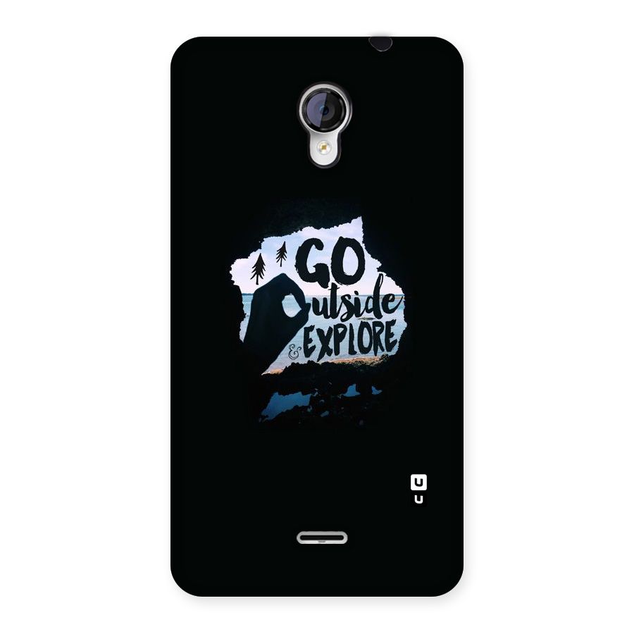 Go Outside Back Case for Micromax Unite 2 A106