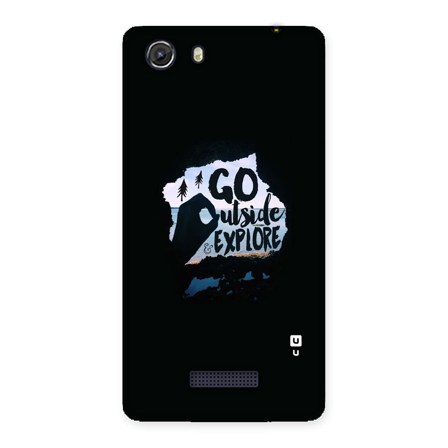 Go Outside Back Case for Micromax Unite 3