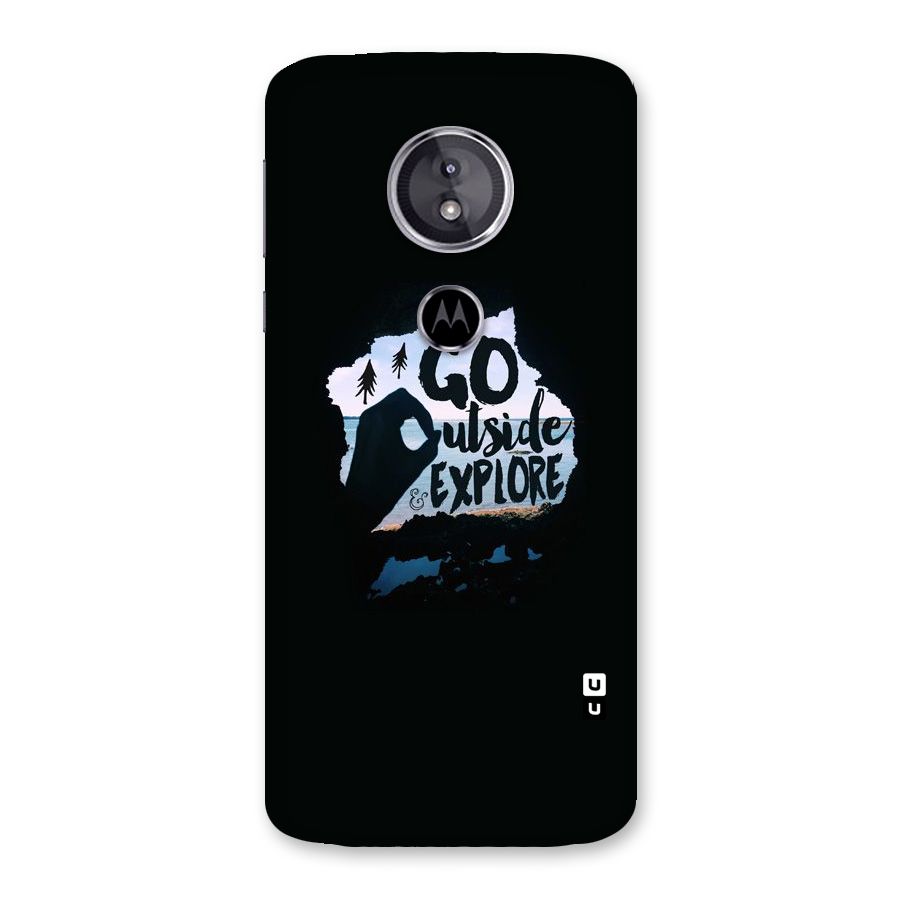 Go Outside Back Case for Moto E5