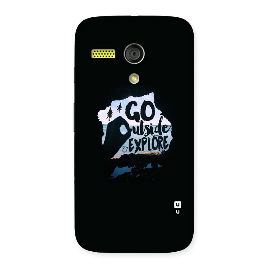 Go Outside Back Case for Moto G