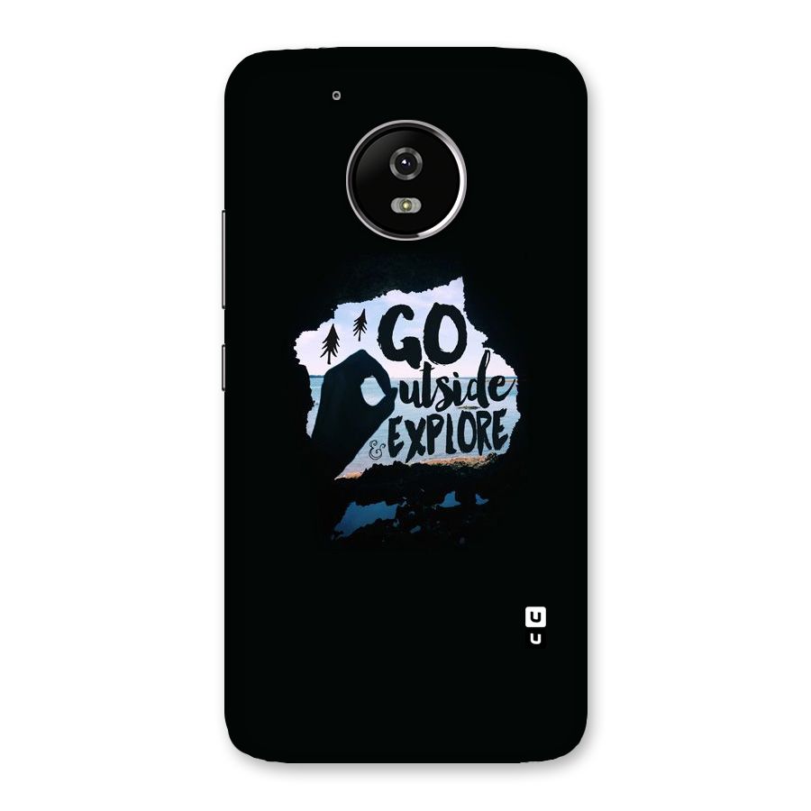 Go Outside Back Case for Moto G5