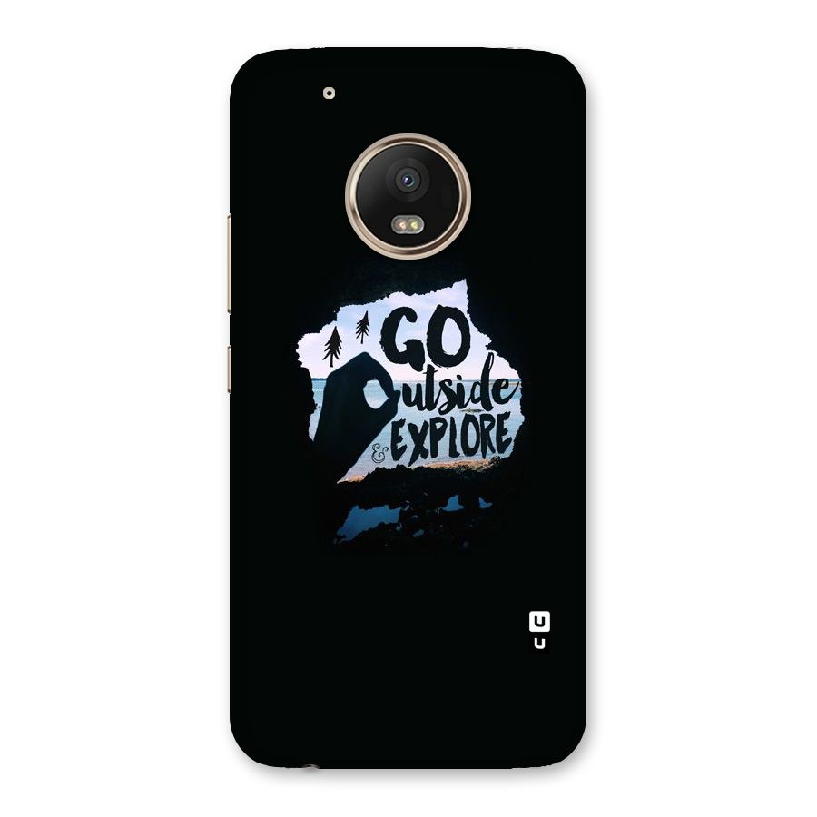Go Outside Back Case for Moto G5 Plus