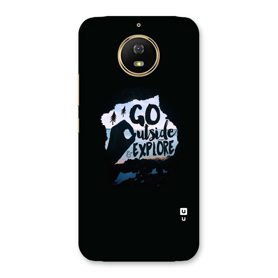 Go Outside Back Case for Moto G5s