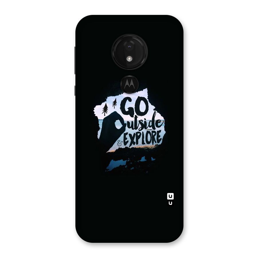 Go Outside Back Case for Moto G7 Power
