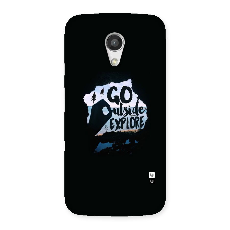 Go Outside Back Case for Moto G 2nd Gen