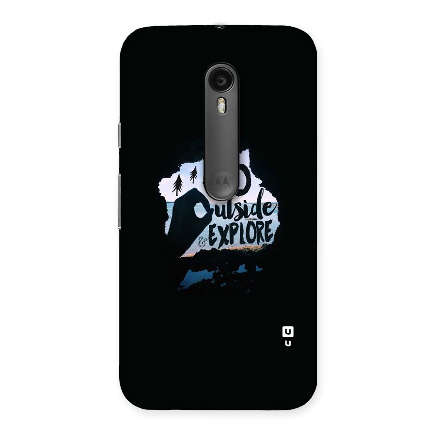 Go Outside Back Case for Moto G Turbo