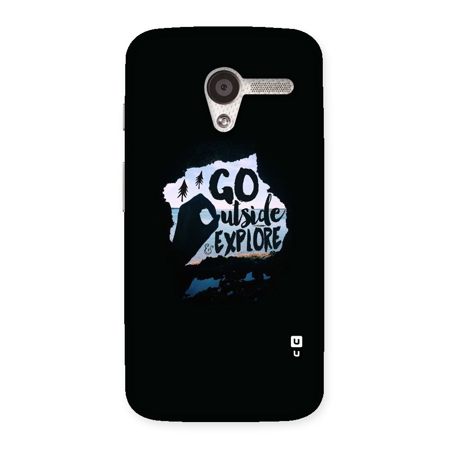 Go Outside Back Case for Moto X