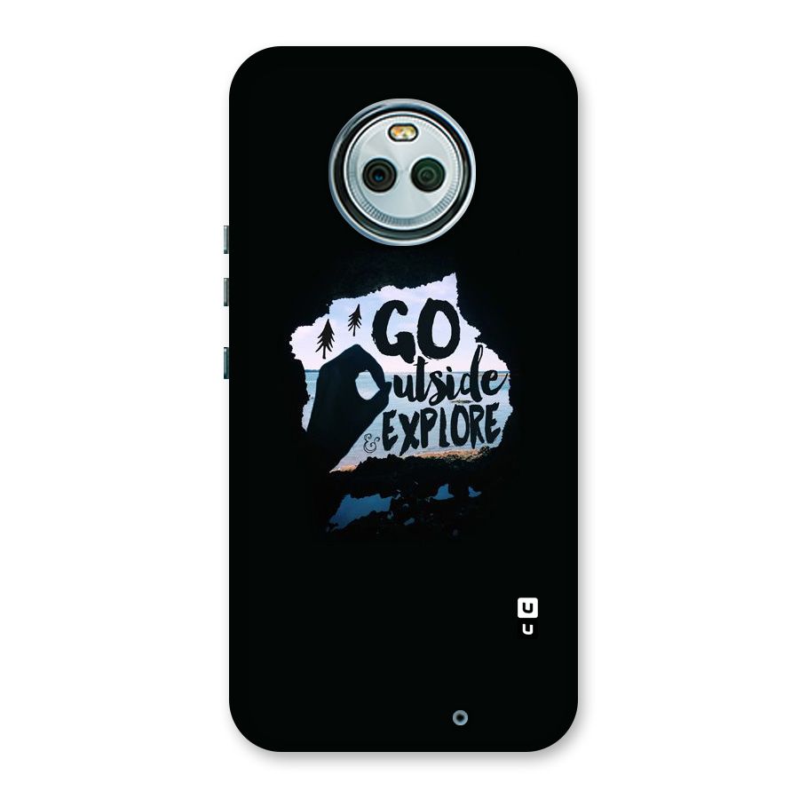 Go Outside Back Case for Moto X4