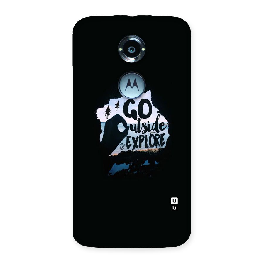 Go Outside Back Case for Moto X 2nd Gen
